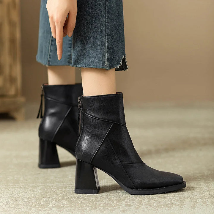 Roux Block Heel Boots