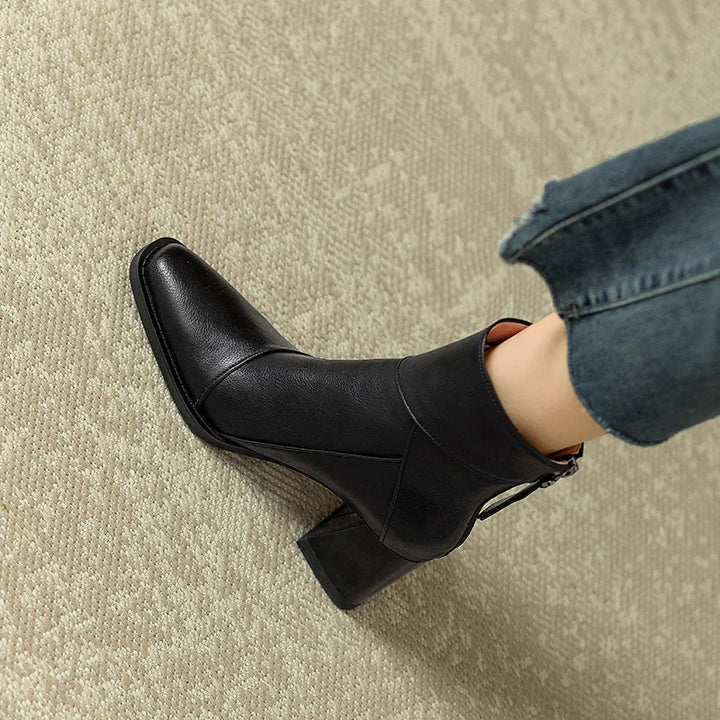 Roux Block Heel Boots