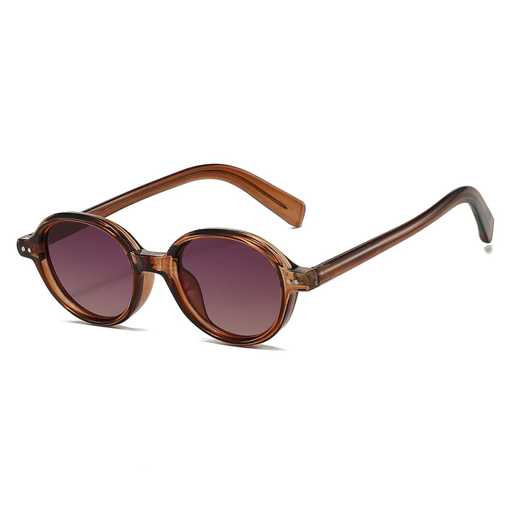 Sable Round Sunglasses with thick acetate frames and UV400 gradient lenses, stylish and durable design for modern eyewear.