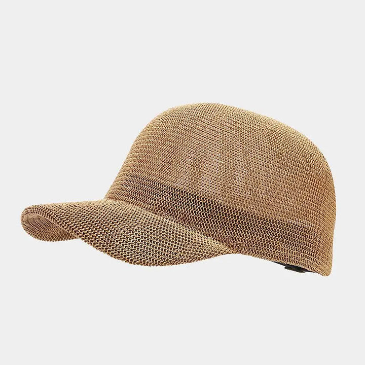 Bayfield Sun Cap, lightweight woven hat with curved brim for sun protection and breathable comfort.