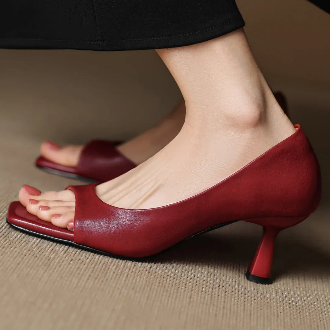 Alenya Genuine Leather Heels
