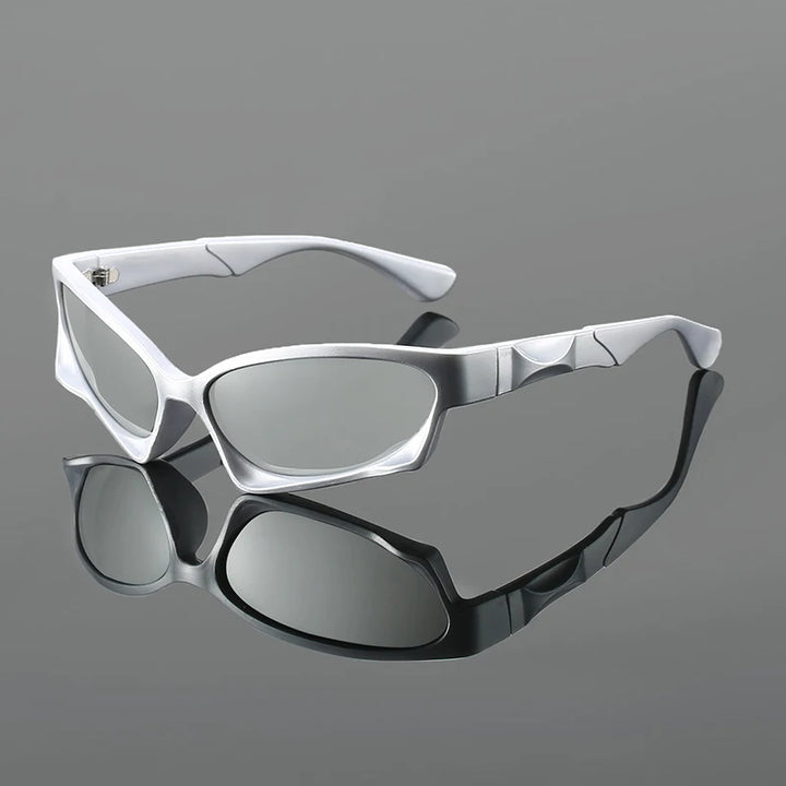 Astro sunglasses with alien-inspired frame and UV-protective lenses, perfect for performance and style.