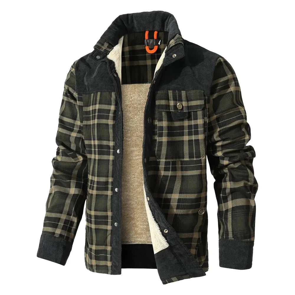 Warwick Sherpa Lined Flannel Jacket
