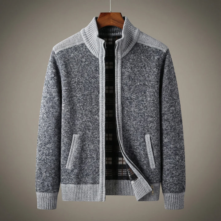 Walker Full-Zip Knit Sweater Jacket
