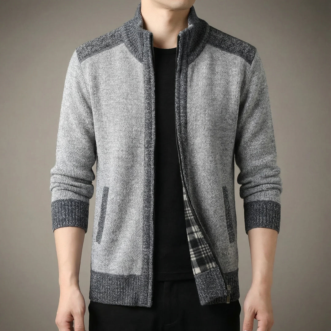 Walker Full-Zip Knit Sweater Jacket