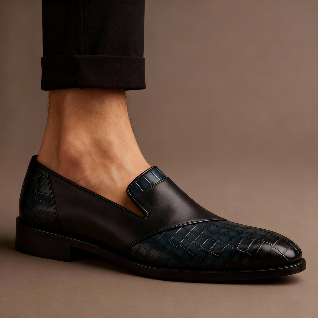 Whitby Smooth Slip-On Leather Loafers