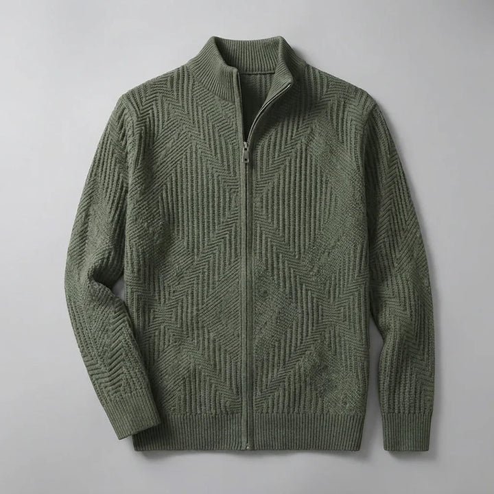 Tobias Men's Full-Zip Knit Sweater