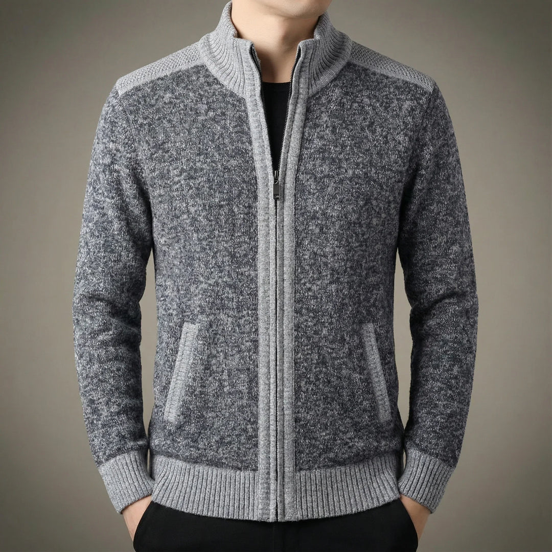 Walker Full-Zip Knit Sweater Jacket