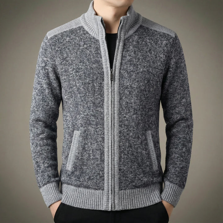 Walker Full-Zip Knit Sweater Jacket