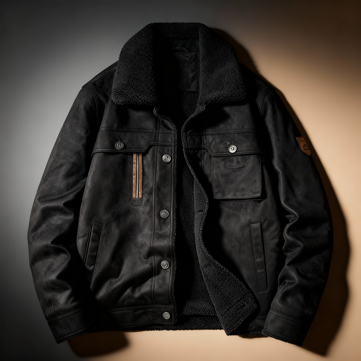 Camden Suede Sherpa Jacket