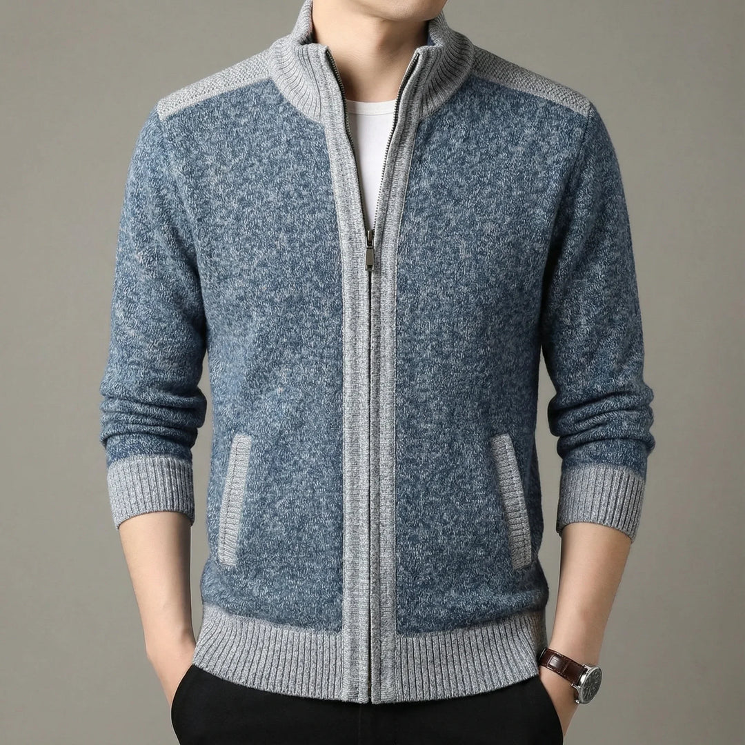 Walker Full-Zip Knit Sweater Jacket