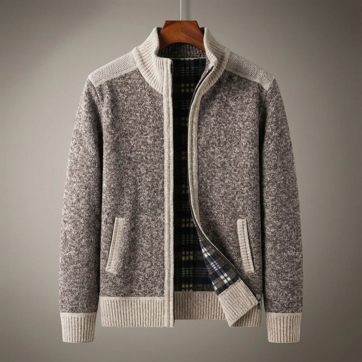 Walker Full-Zip Knit Sweater Jacket