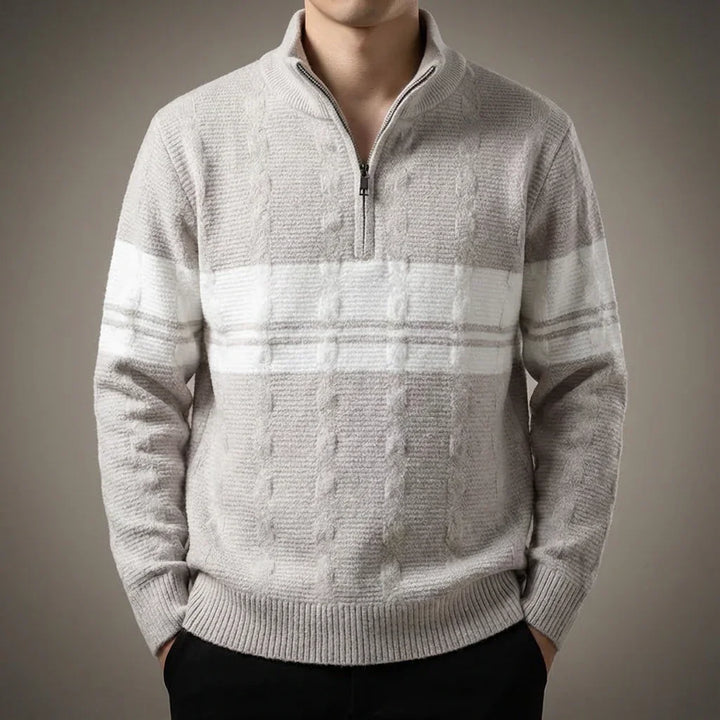 Miles Quarter-Zip Knit Sweater