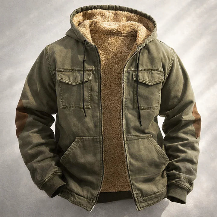 Marcus Sherpa Insulated Hooded Jacket