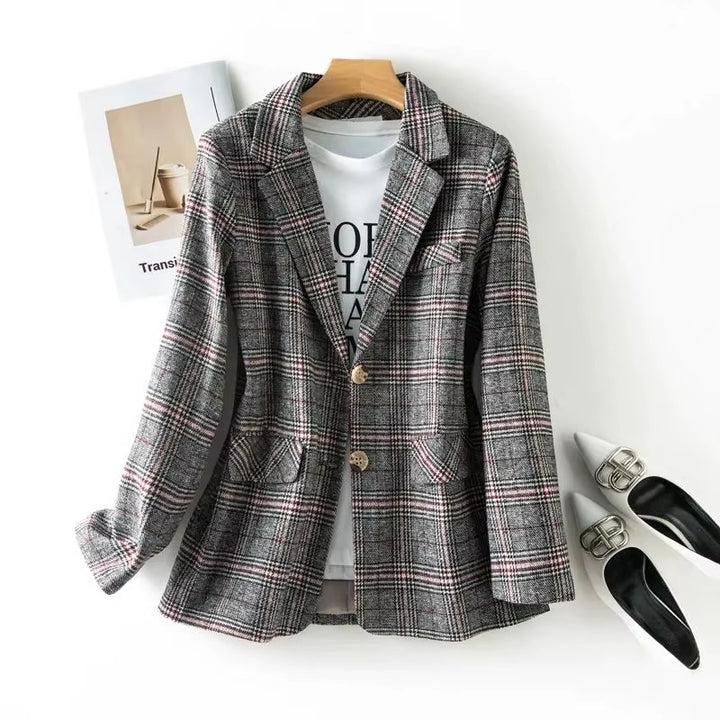 Nora™ Plaid Blazer