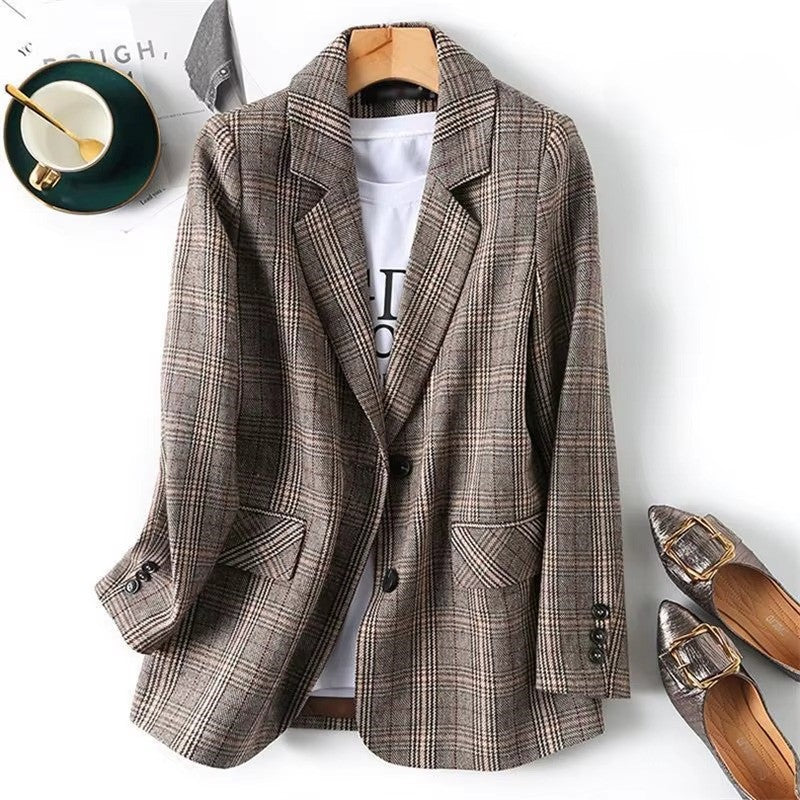 Nora™ Plaid Blazer